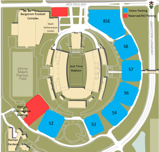 Parking Maps for Hilton Coliseum and Jack Trice Stadium Graduation